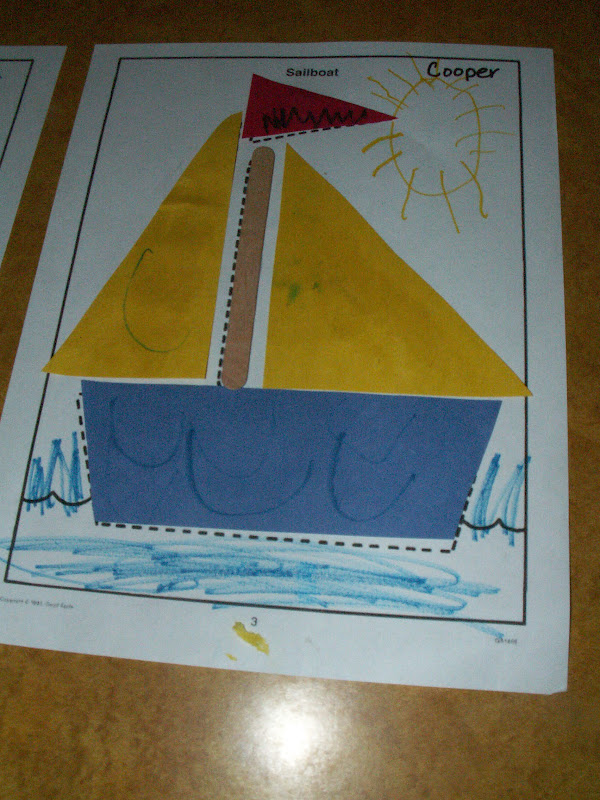 "The Kids Place" Home Daycare and Preschool: Sailboats