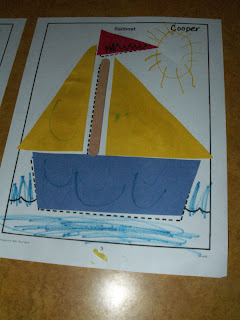 "The Kids Place" Home Daycare and Preschool: Sailboats