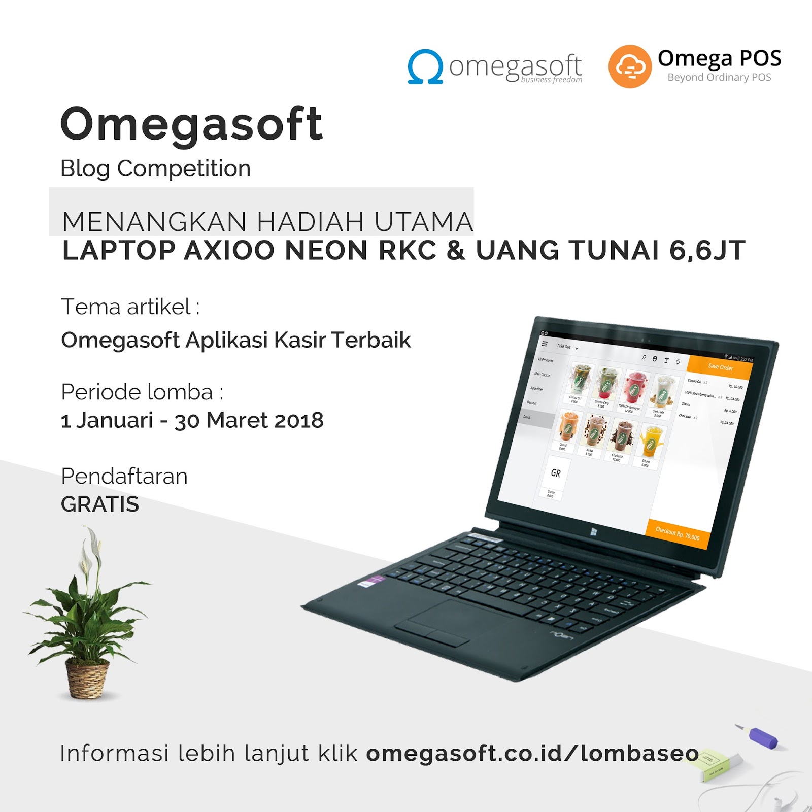 kasir online ''omegasoft''