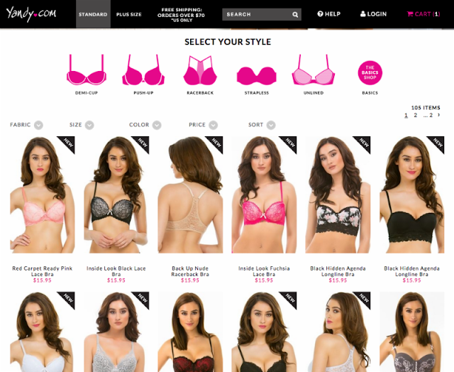 Select Your Size Bras