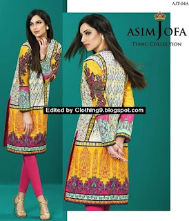 Asim Jofa Tunic Collection 2016 Catalog With Prices Asim Jofa Tunic Collection 2016 Catalog With Prices
