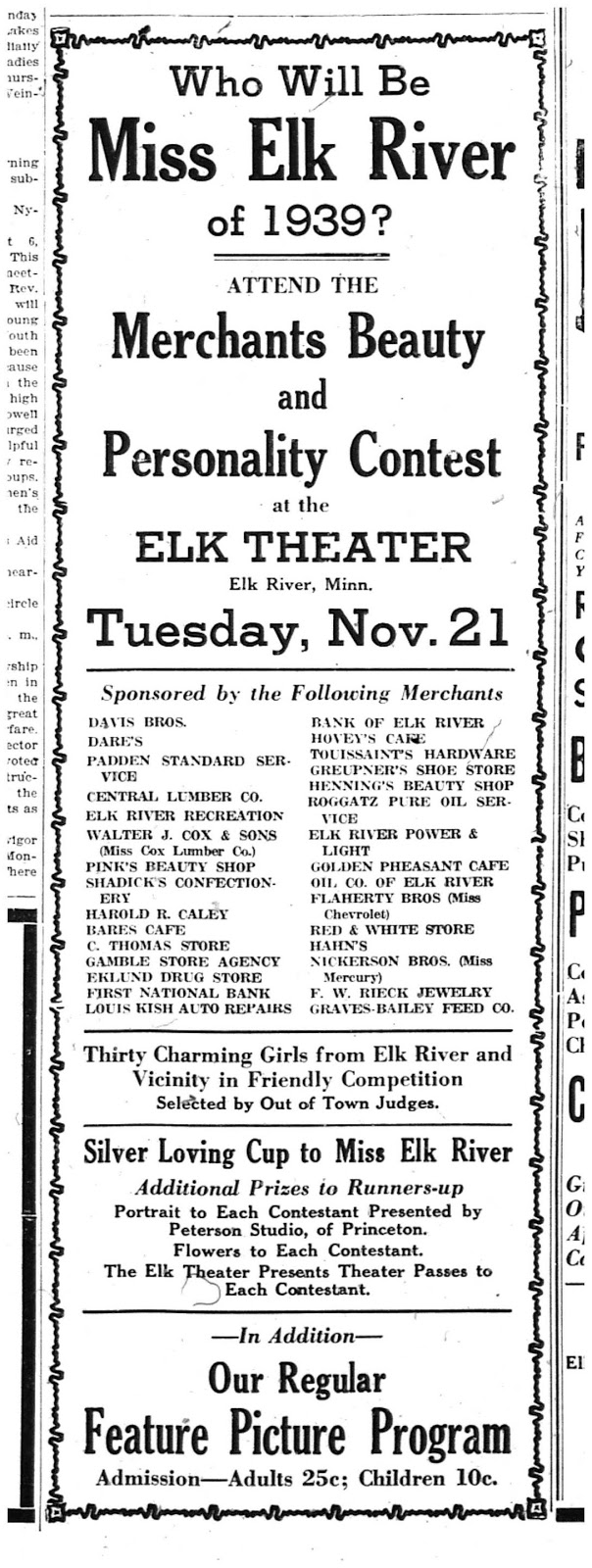 beauty contests have been the rage of popularity in the united states in 1939 while the country emerged from economic doldrums the miss elk river beauty beauty contests have been the rage of popularity in the united states in 1939 while the country emerged from economic doldrums the miss elk river beauty