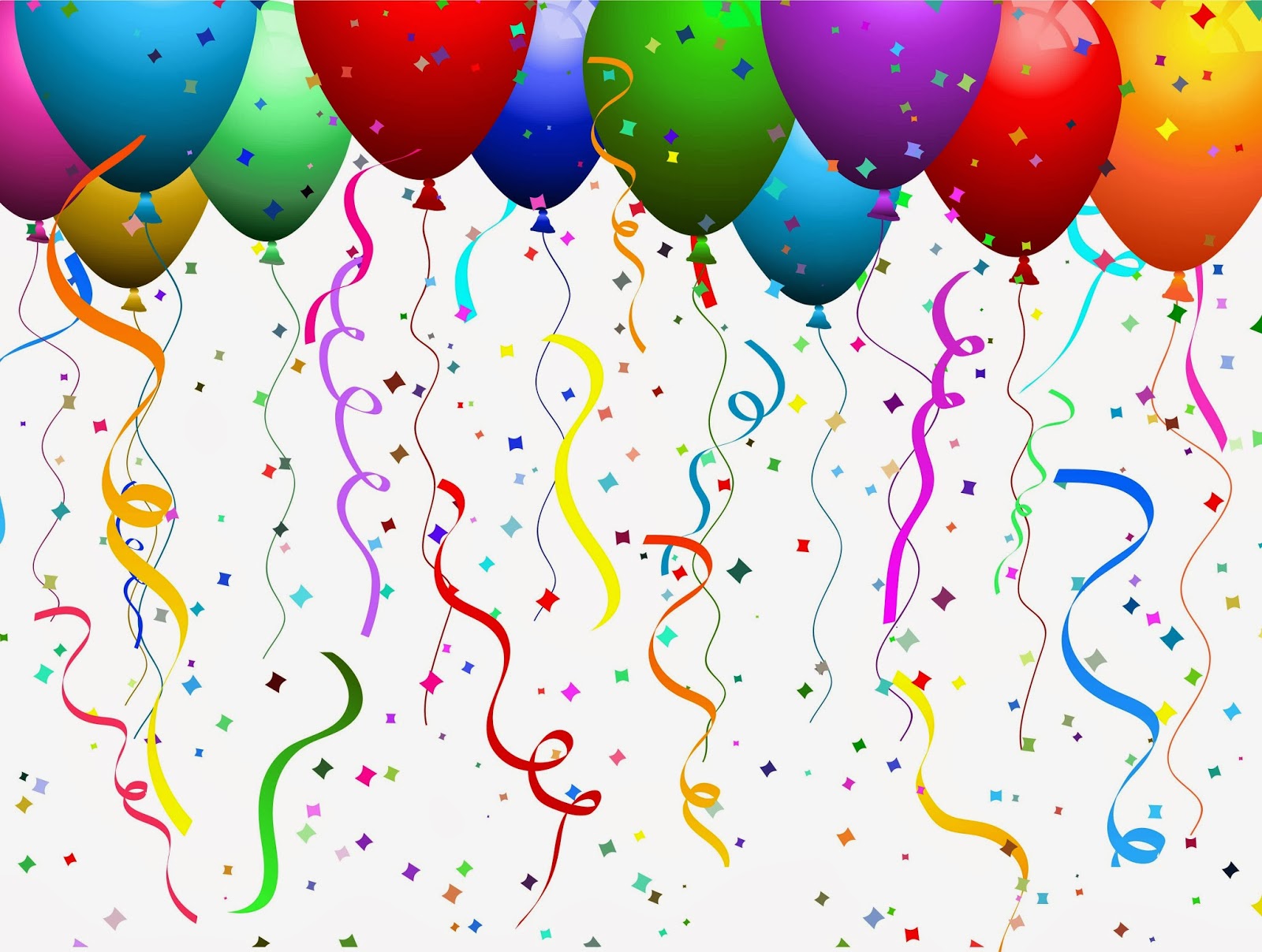 clipart balloons and confetti - photo #49