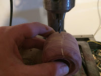 Drilling 1/8 inch hole in the side