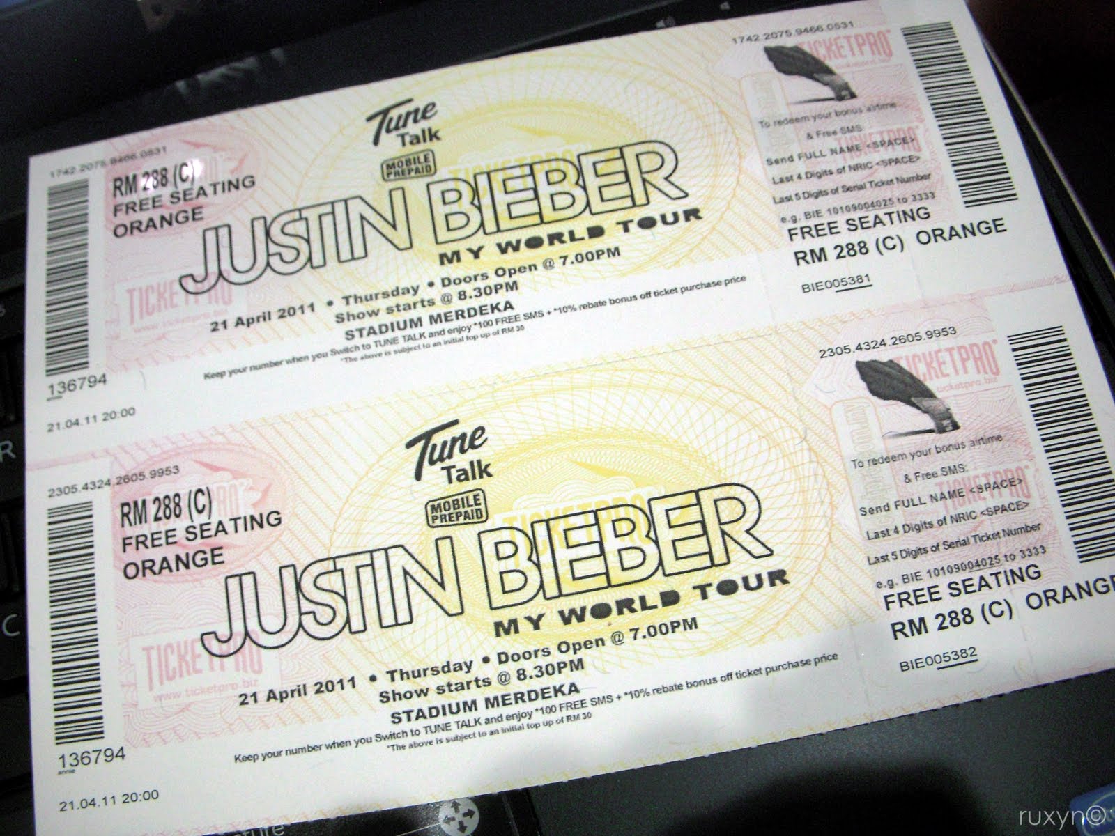 Ticket justin bieber concert malaysia