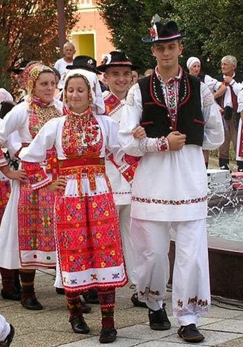 FolkCostume&Embroidery: Overview of Croatian costume part 1; Western ...