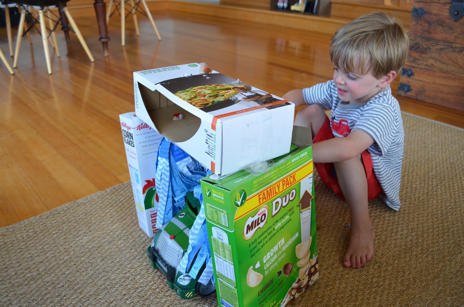 crafternoon garden Cardboard Box Car Wash...