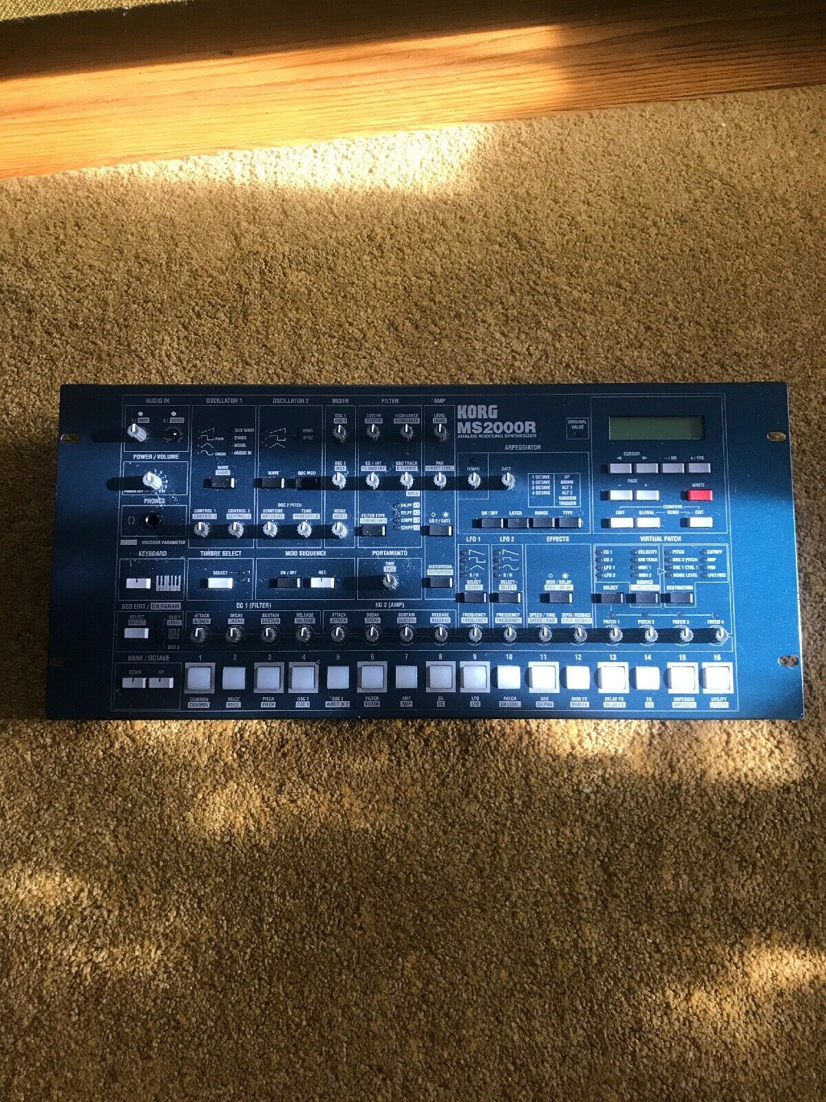 MATRIXSYNTH MS2000r Rack Mount Synthesizer SN 004795