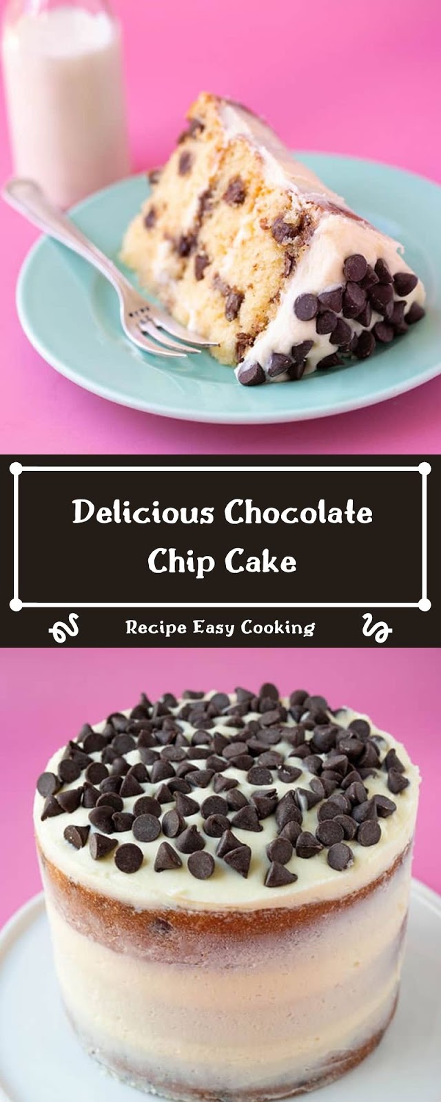 Delicious Chocolate Chip Cake