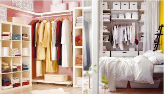 Marzua: Un vestidor en su habitación