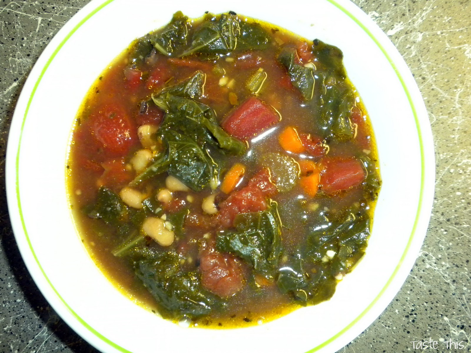 Taste This BlackEyed Pea & Kale Soup