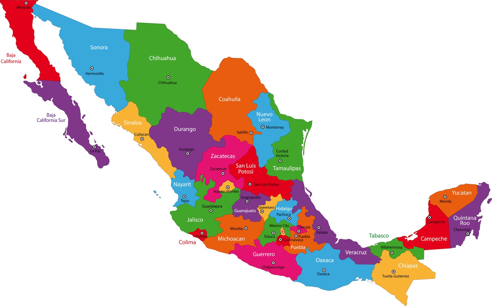 Mapa De Mexico