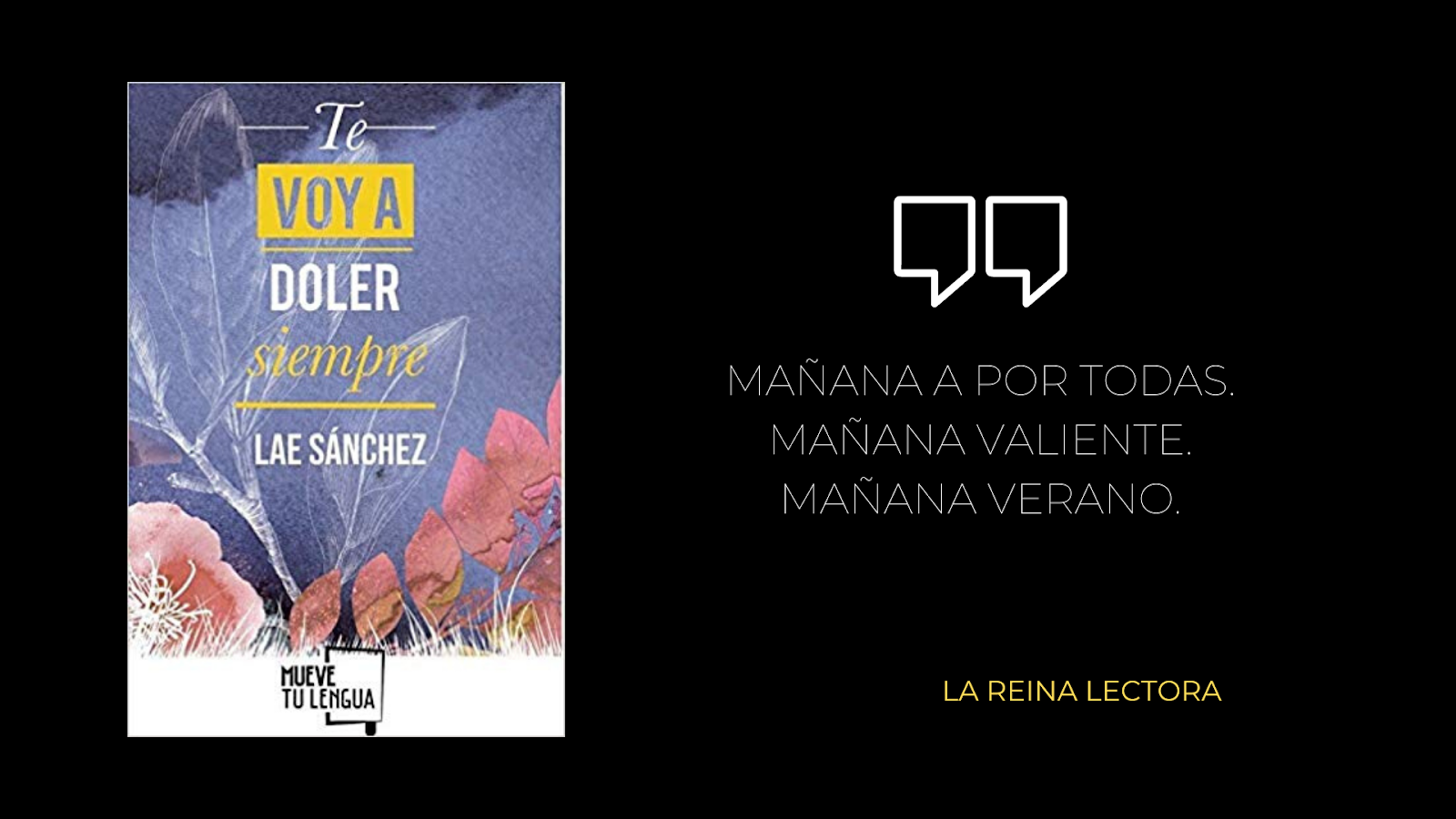 Te voy a doler siempre, de