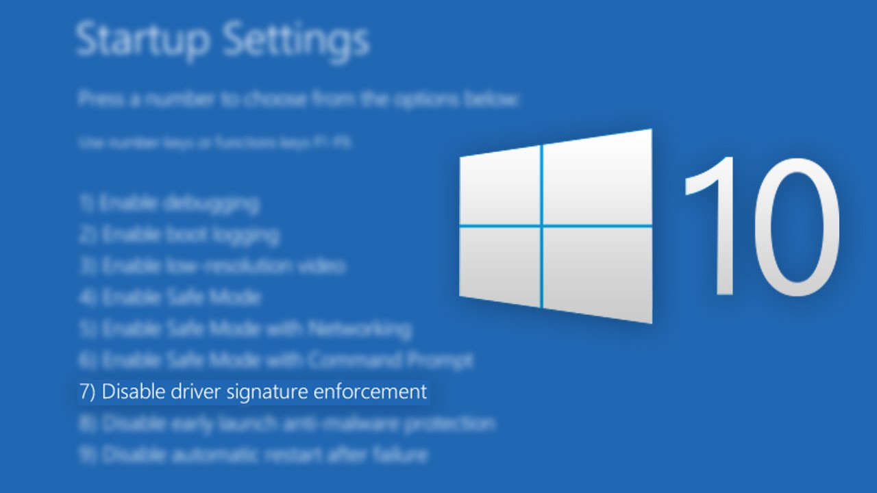 windows 7 driver signature disabl windows 7 driver signature disabl