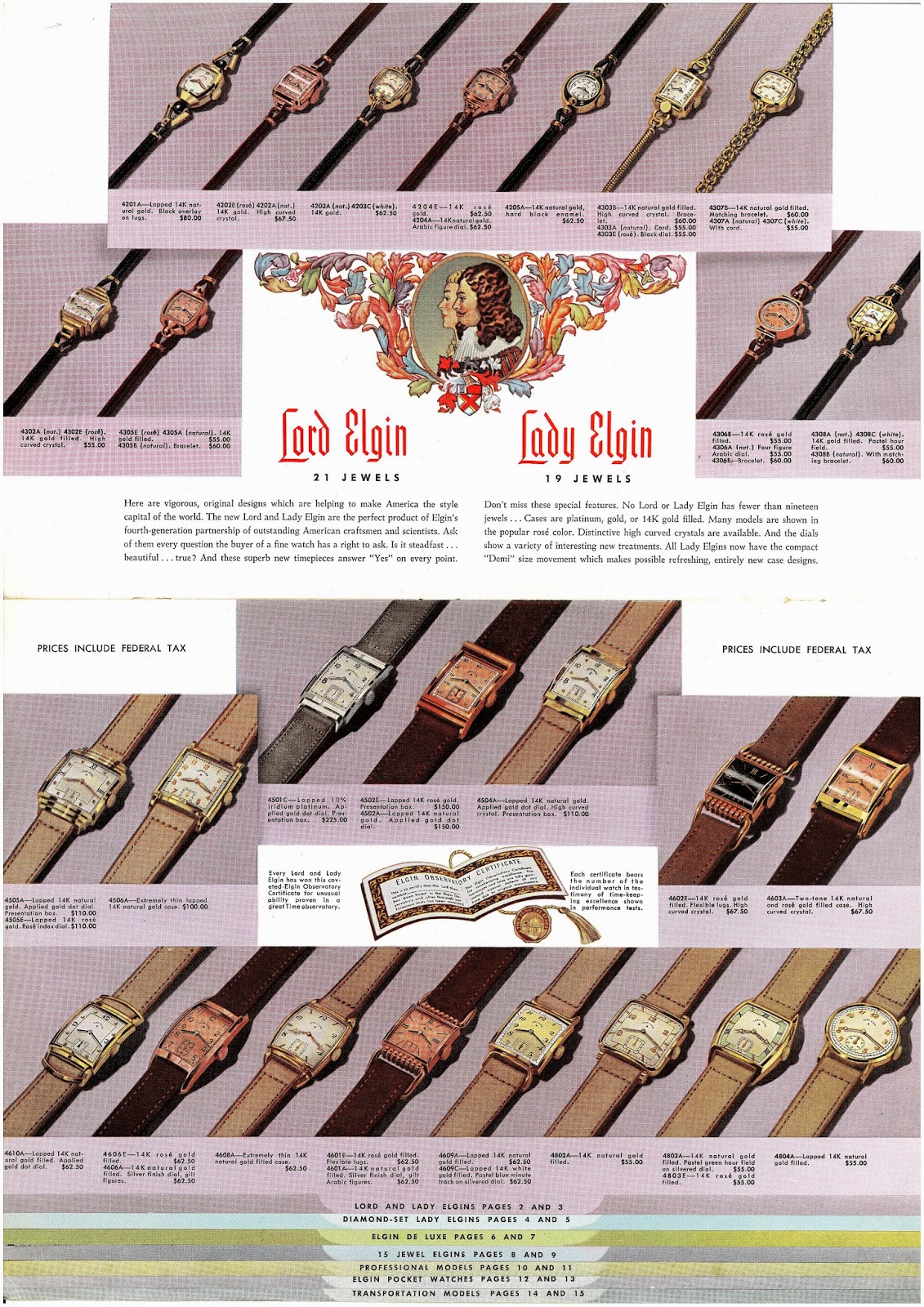 GeneJockey's Elgin Watch Blog 1942 Elgin Catalog Now With Better