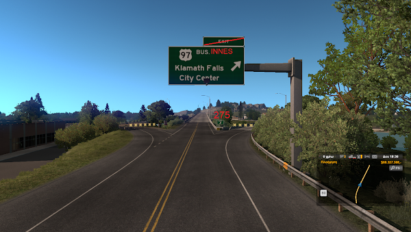 Oregon - US97 - Sign issues and missing exit number [64565] - SCS Software