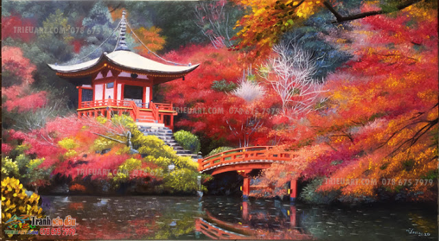 Tranh phong cảnh Kyoto