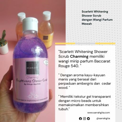 scarlett whitening shower scrub wangi parfum