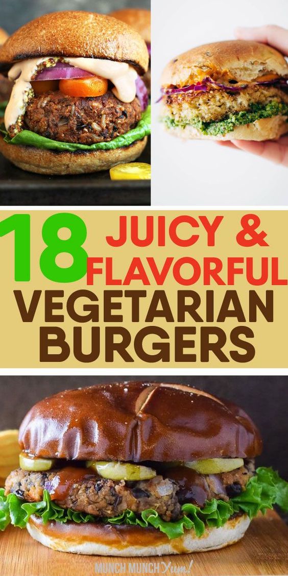 18 MOUTHWATERING Vegetarian Burgers Meant for the Grill - My Best Recipe