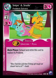 My Little Pony Snips & Snails, Problem Solvers Canterlot Nights CCG Card