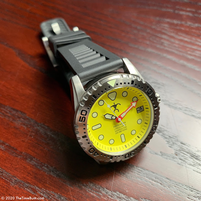 Hawaiian Lifeguard Association Watch Yellow