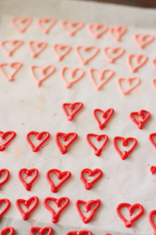 Half Baked DIY chocolate heart decorations