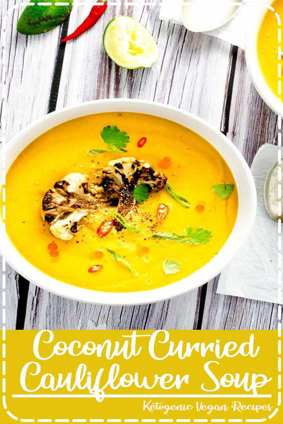 Coconut Curried Cauliflower Soup - Julia Recipes