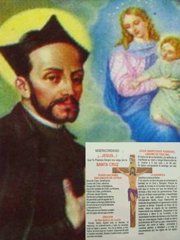 ORACIONES PARA PETICIONES ORACION (CEDULA) DE SAN IGNACIO DE LOYOLA PARA PROTECCIÓN CONTRA EL ORACIONES PARA PETICIONES ORACION (CEDULA) DE SAN IGNACIO DE LOYOLA PARA PROTECCIÓN CONTRA EL
