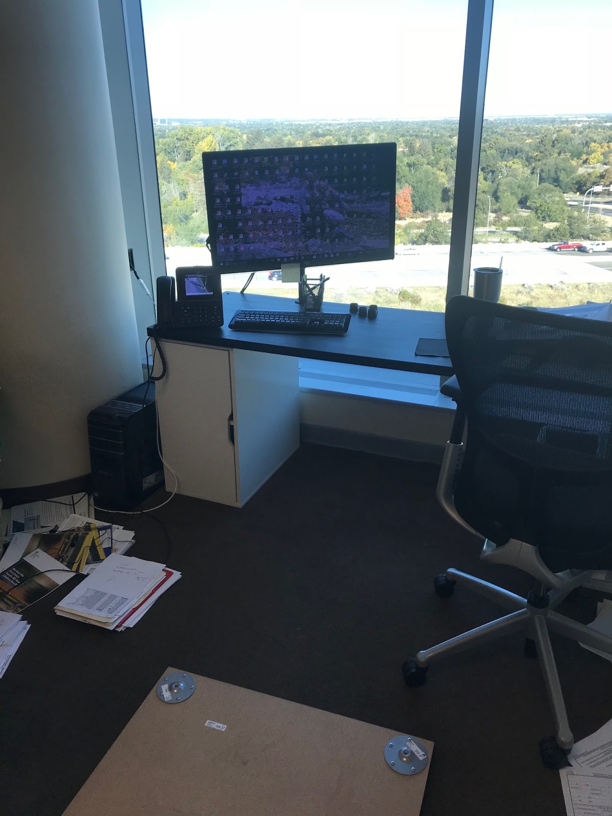 How to make an adjustable height standing desk from Ikea for under 70