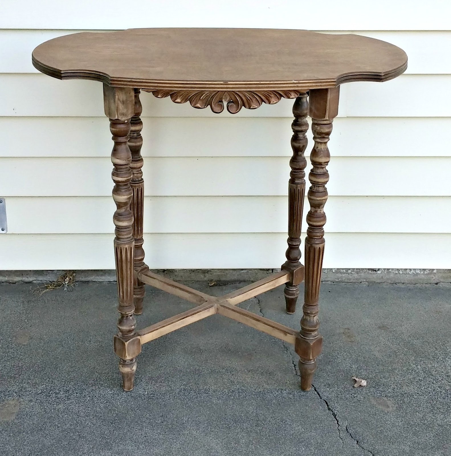 Victorian Table Makeover Little Vintage Cottage