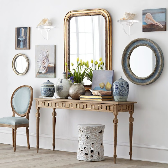 Eye For Design Decorating With Wall Sconce Shelves