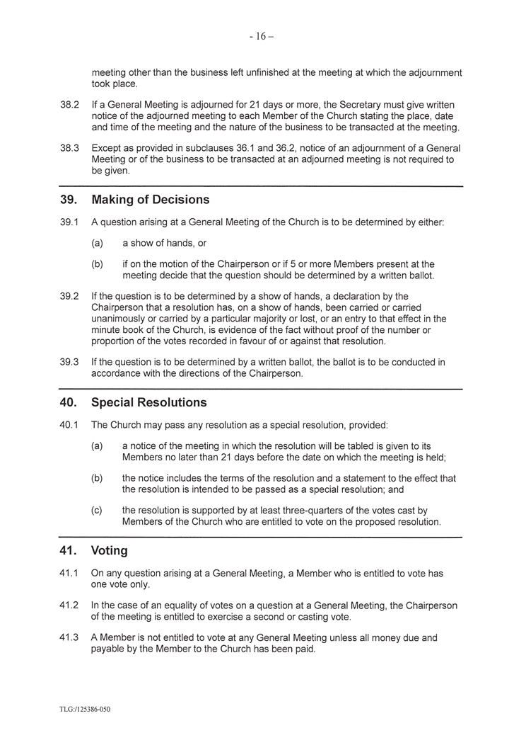 Constitution of The Congregation of the Enmore Spiritualist Church Incorporated Constitution of The Congregation of the Enmore Spiritualist Church Incorporated