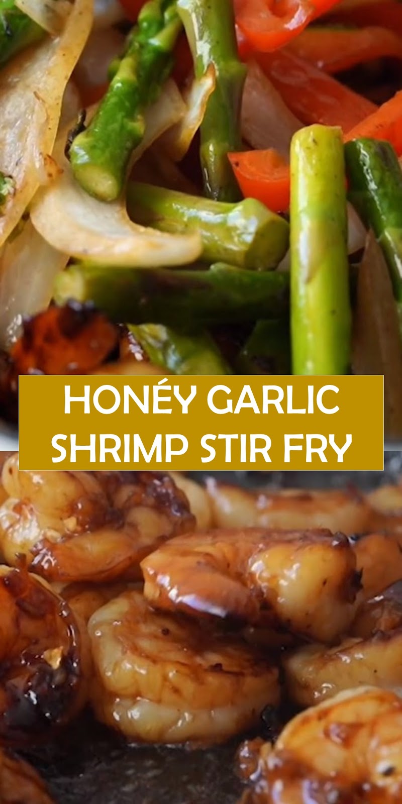 HONÉY GARLIC SHRIMP STIR FRY >> #yummy #food - ..