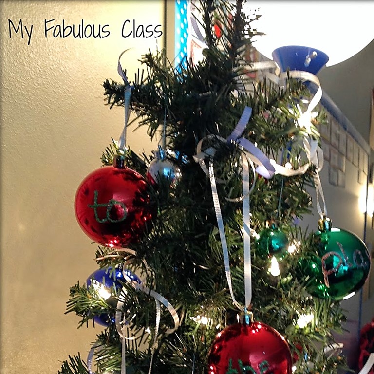 My Fabulous Class Christmas Sight Word Ideas