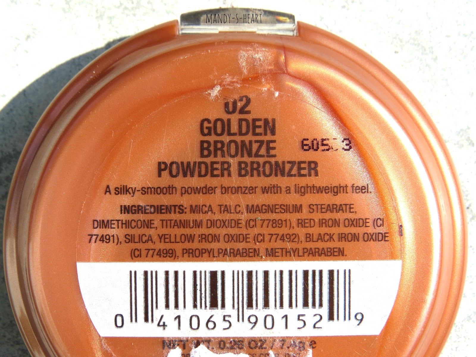 Review Jordana Powder Bronzer in Golden Bronze MandySHeart