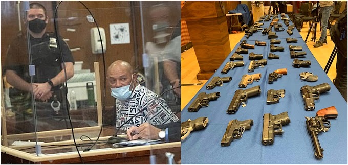  Acusan de 141 cargos portero dominicano por tráfico de cientos de armas que vendía frente  a edificios donde vivía y trabajaba 
