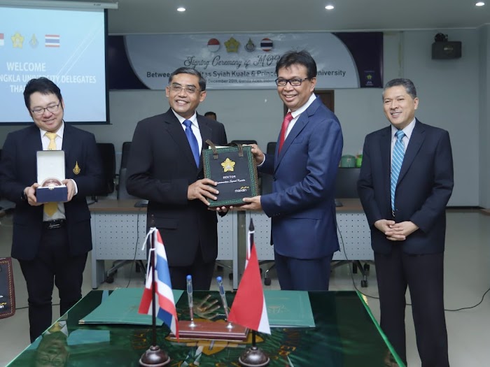 Rektor Unsyiah Apresiasi Jalinan Kerja Sama Dengan Prince Of Songkla University