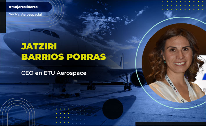 Jatziri Barrios Porras, CEO en ETU Aerospace, en el Aerospace Meetings Querétaro 2020. (Foto: Vanguardia Industrial)