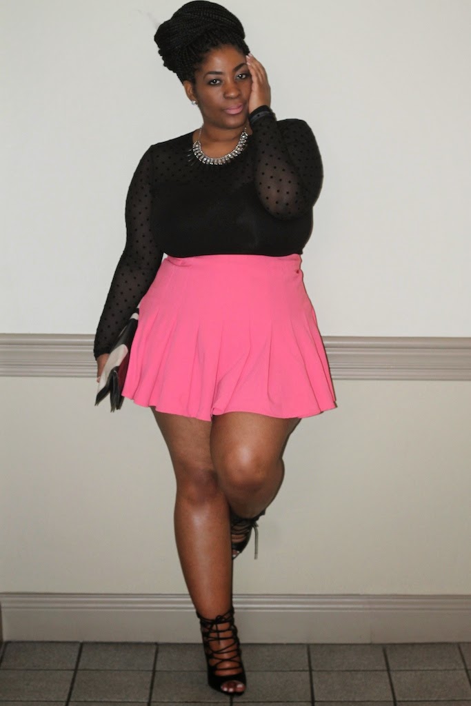 How I Rocked The HM Pleated Skirt