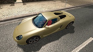 Porsche Carrera GT in traffic Porsche Carrera GT in traffic