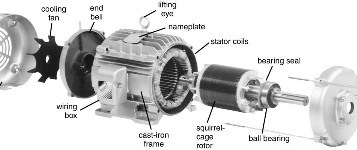 Three Phase Induction motor, principle, construction