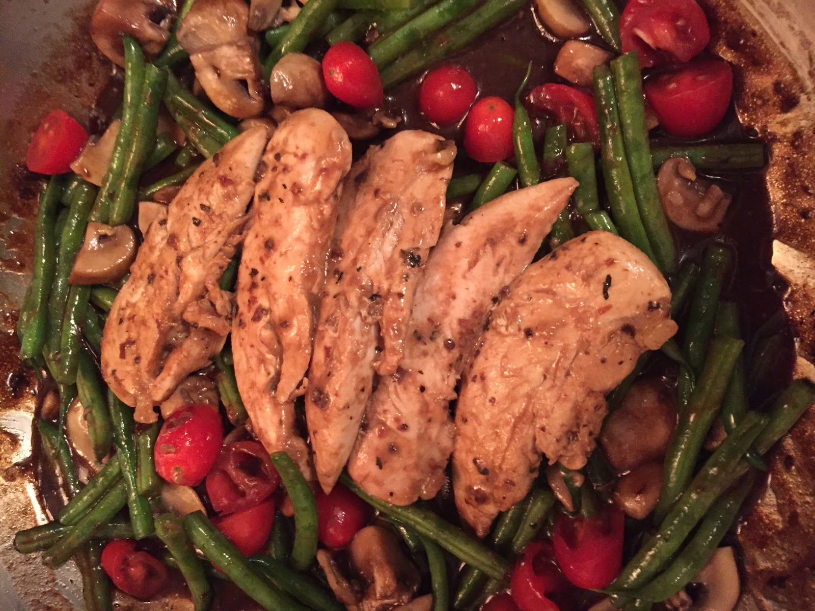 Trader Joe's Mom OnePan Balsamic Chicken TJ Complete Dinner