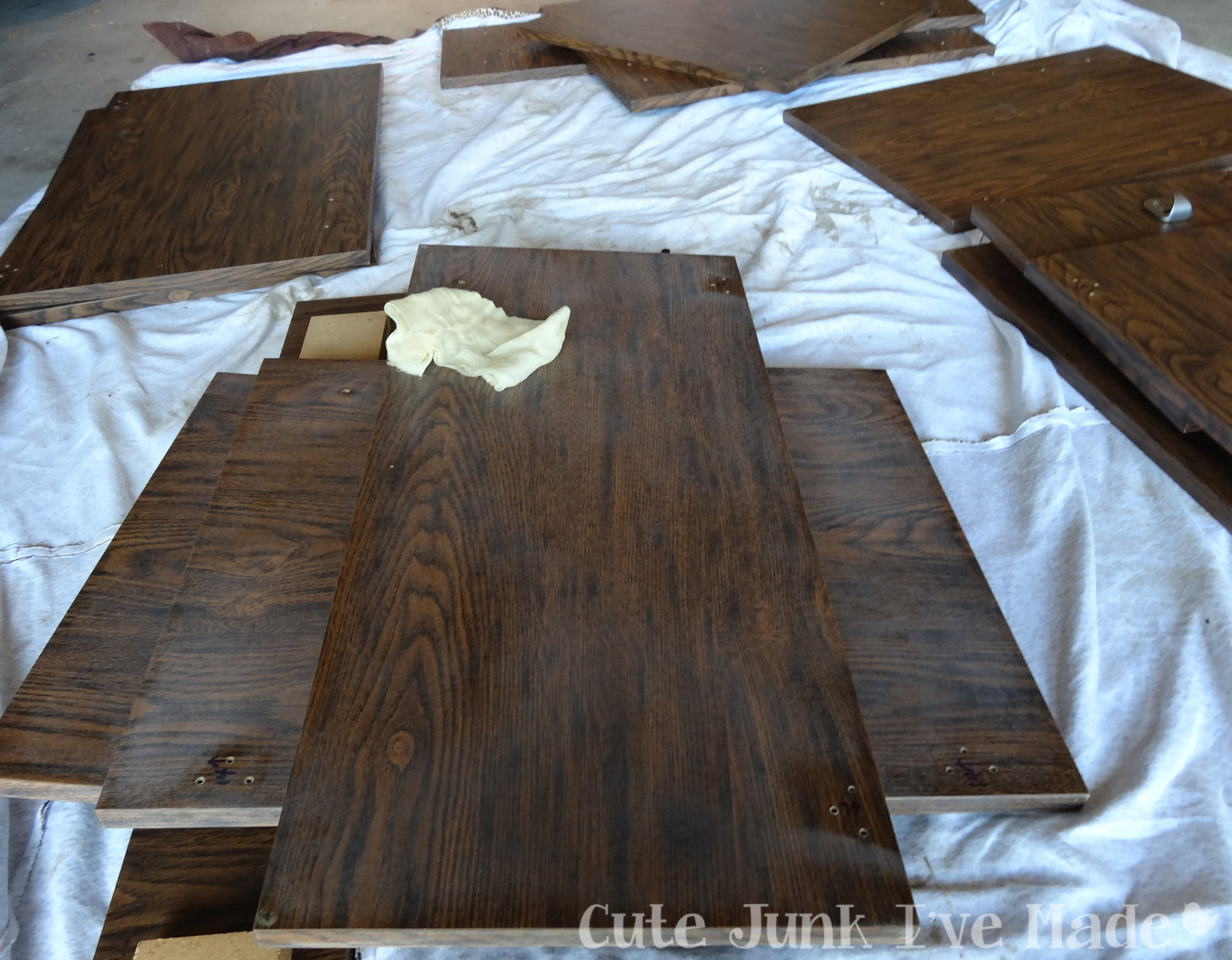 Cute Junk I've Made How To Paint Laminate Part Two Sanding, Priming and Painting