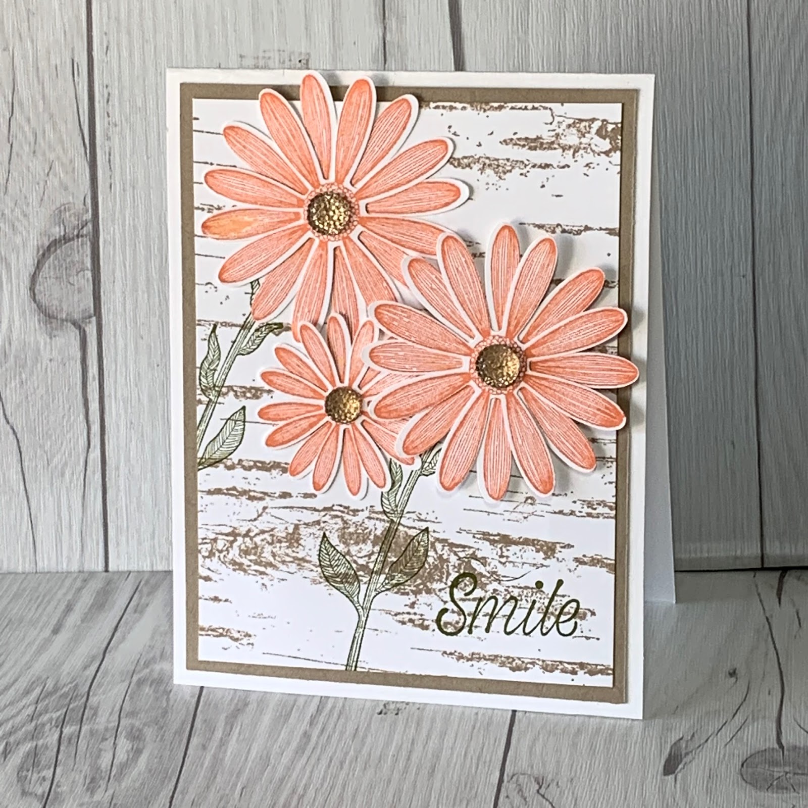 Stampin' Up! Daisy Lane Stamp Set From Stampin' Up! Flower stamped