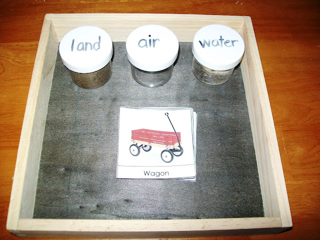 Land, Air and Water Vehicle Sort