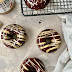 Donuts de chocolate y naranja veganos