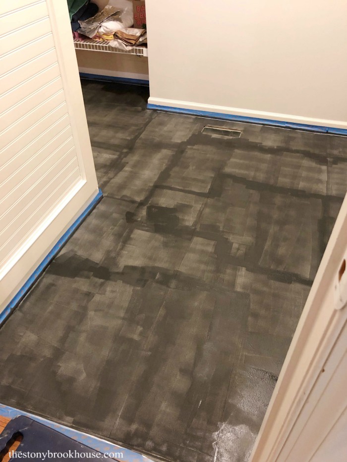 Painting & Stenciling Vinyl Flooring - The Pros & Cons | The Stonybrook