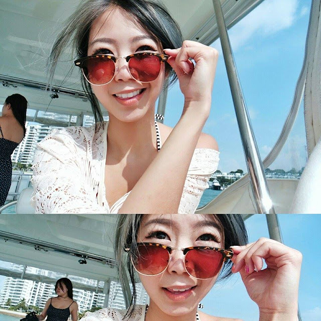 All aboard! A Yacht trip out to Lazarus Island :)