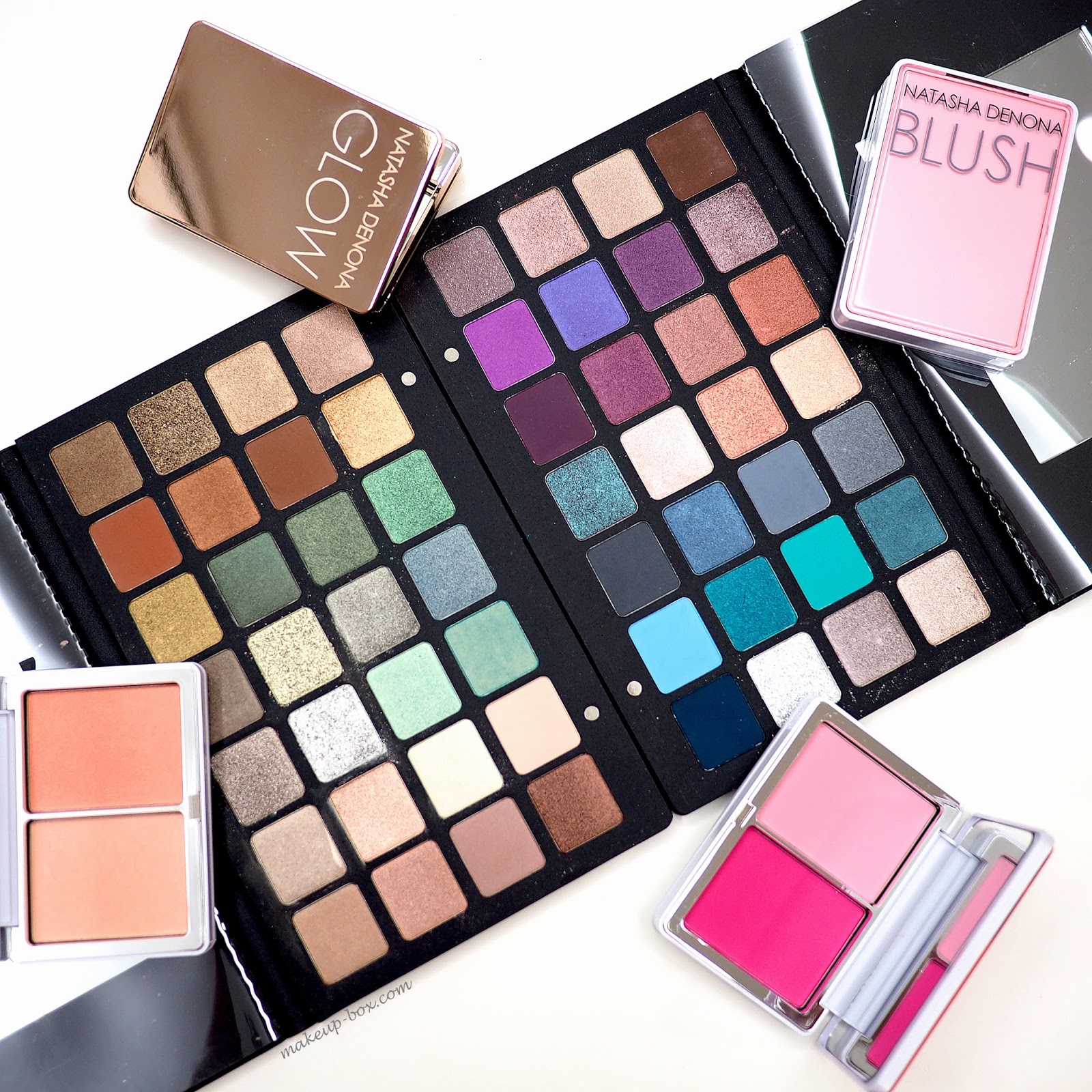 The Makeup Box Natasha Denona 28 Palette Swatches and Overview