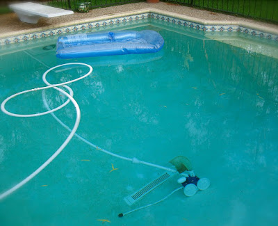 A swimming pool cleaner